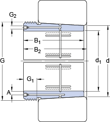 Втулка AOH24144 SKF