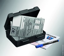 Бланк-наклейка с информацией о параметрах привода Optibelt Tension Notebox